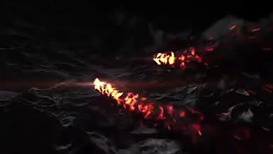 震撼火焰飞舞片头标志展示AE模板视频的预览图